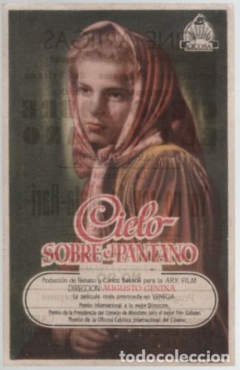 Cine: PROGRAMA DE CINE: CIELO SOBRE EL PANTANO PC-11259