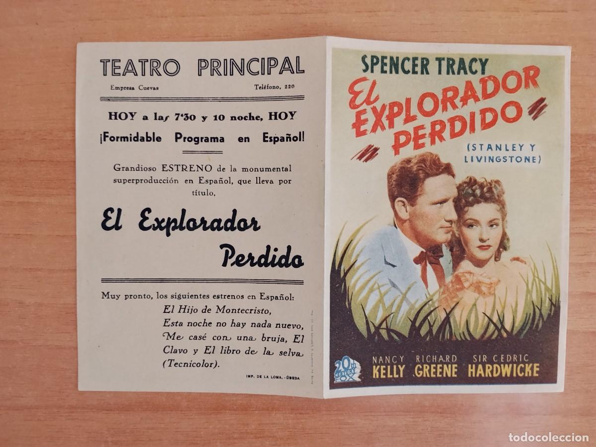 Cine: GRIS2-- PROGRAMA DE CINE --- EL EXPLORADOR PERDIDO ct