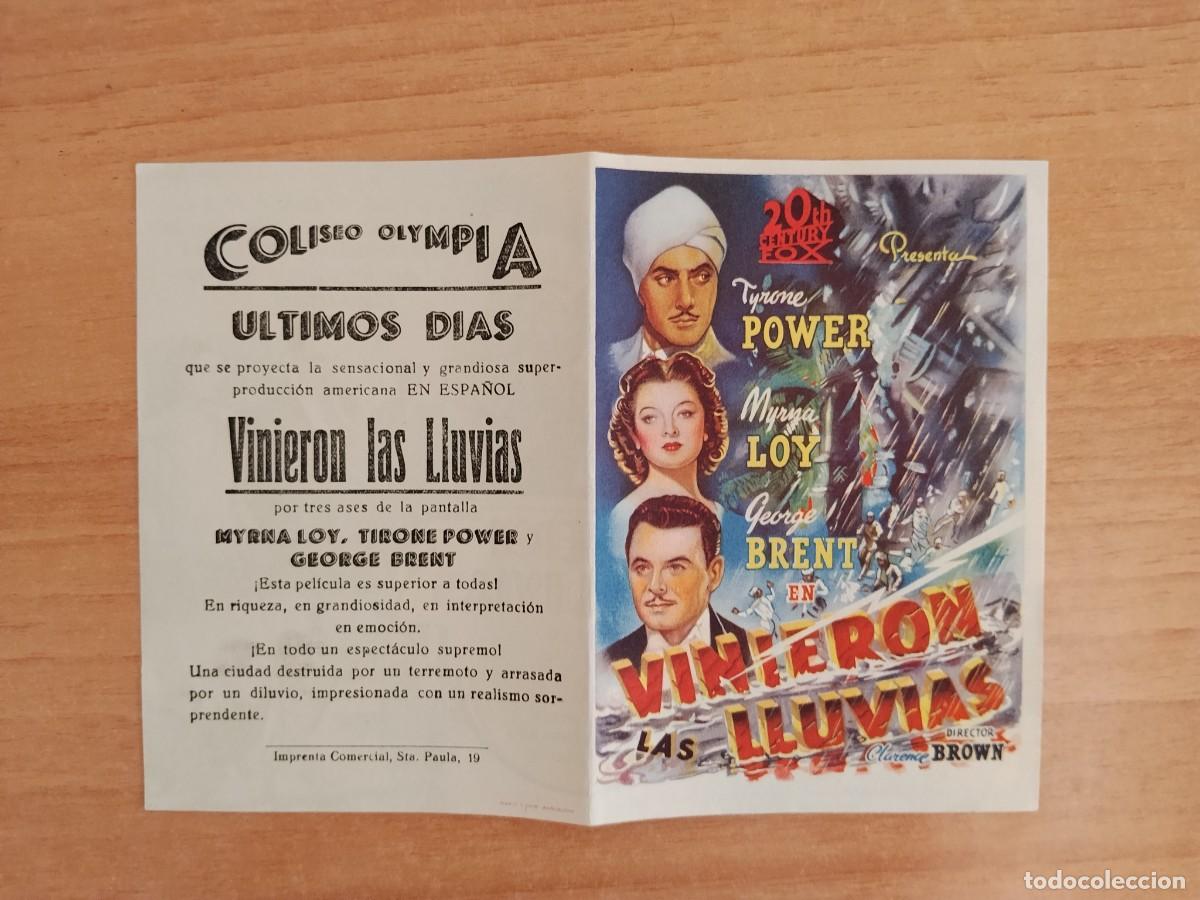 Cine: GRIS2-- PROGRAMA DE CINE ---VINIERON LAS LLUVIAS ct