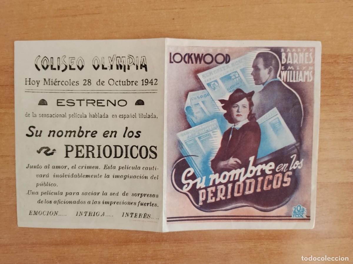 Cine: GRIS2-- PROGRAMA DE CINE ---SU NOMBRE EN LOS PERIODICOS ct