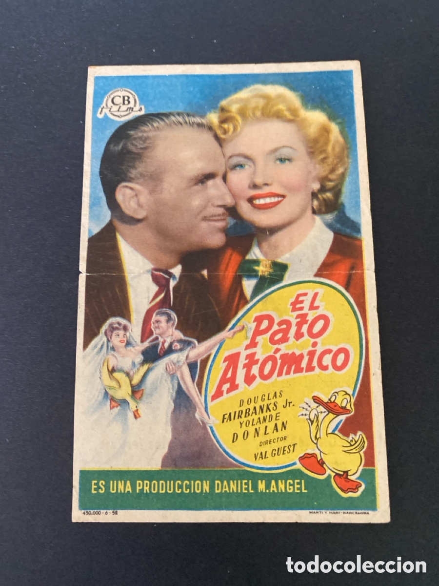 Cine: Programa de cine El pato at&oacute;mico