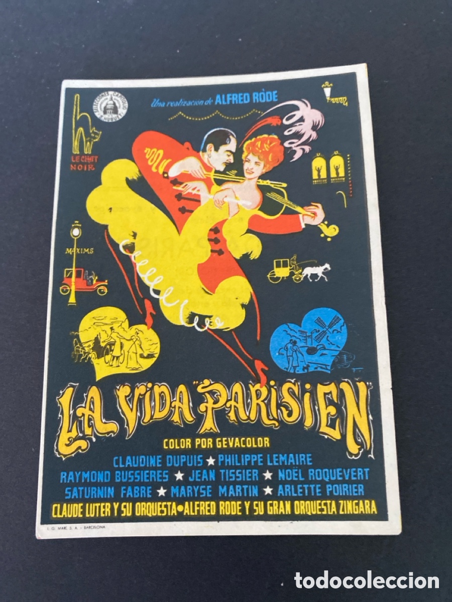 Cine: Programa de cine La vida parisien