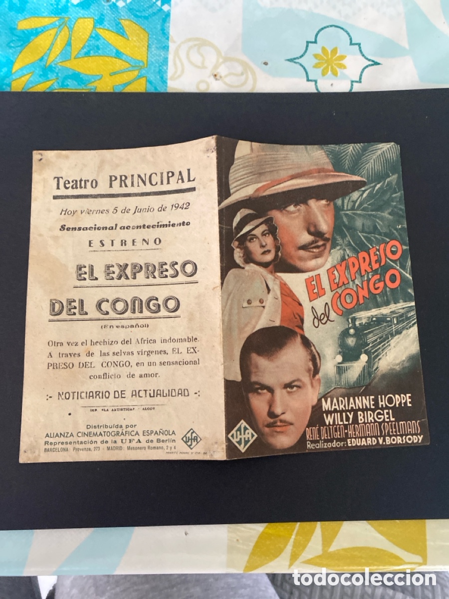 Cine: Programa de cine El expreso del Congo