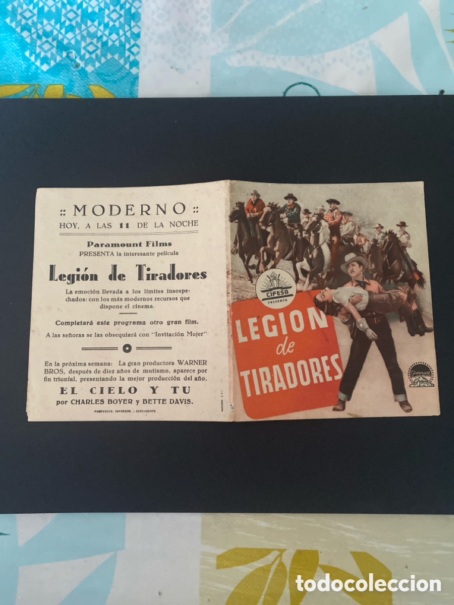 Cine: Programa de ci e Legion de tiradores