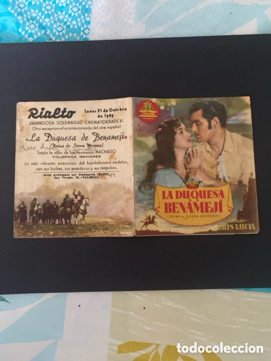 Cine: Programa de cine La duquesa Benameji