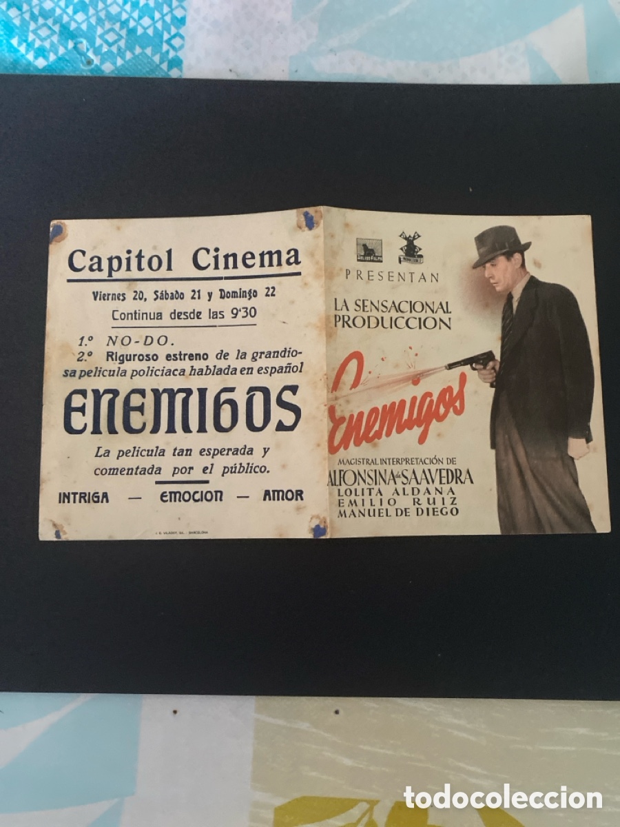 Cine: Programa de cine Enemigos