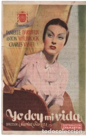 Cine: PROGRAMA DE CINE: YO DOY MI VIDA PC-11270