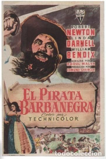 Cine: PROGRAMA DE CINE: EL PIRATA BARBANEGRA PC-11278