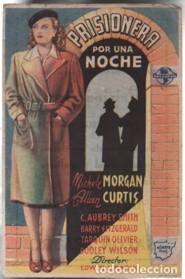 Cine: PROGRAMA DE CINE: PRISIONERA POR UNA NOCHE PC-11279