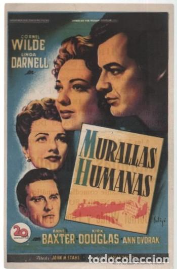 Cine: PROGRAMA DE CINE: MURALLAS HUMANAS PC-11280