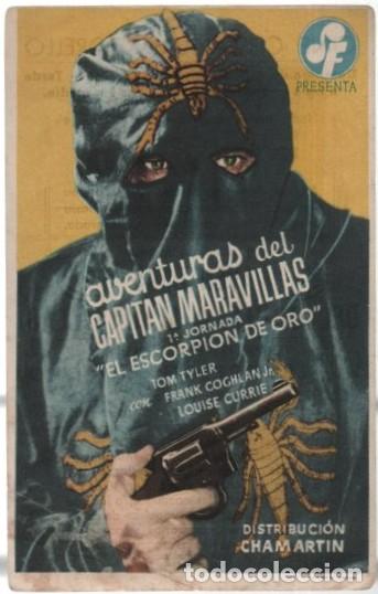 Cine: PROGRAMA DE CINE: AVENTURAS DEL CAPITAN MARAVILLAS PC-11282