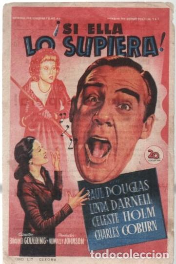 Cine: PROGRAMA DE CINE: &iexcl;SI ELLA LO SUPIERA! PC-11284