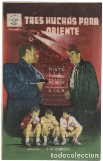 Cine: PROGRAMA DE CINE: TRES HUCHAS PARA ORIENTE PC-11285