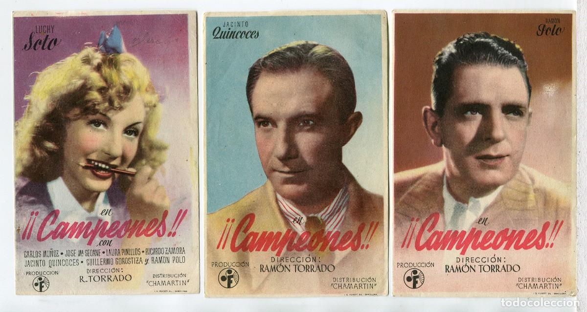 Cine: CAMPEONES, con Luchy Soto.