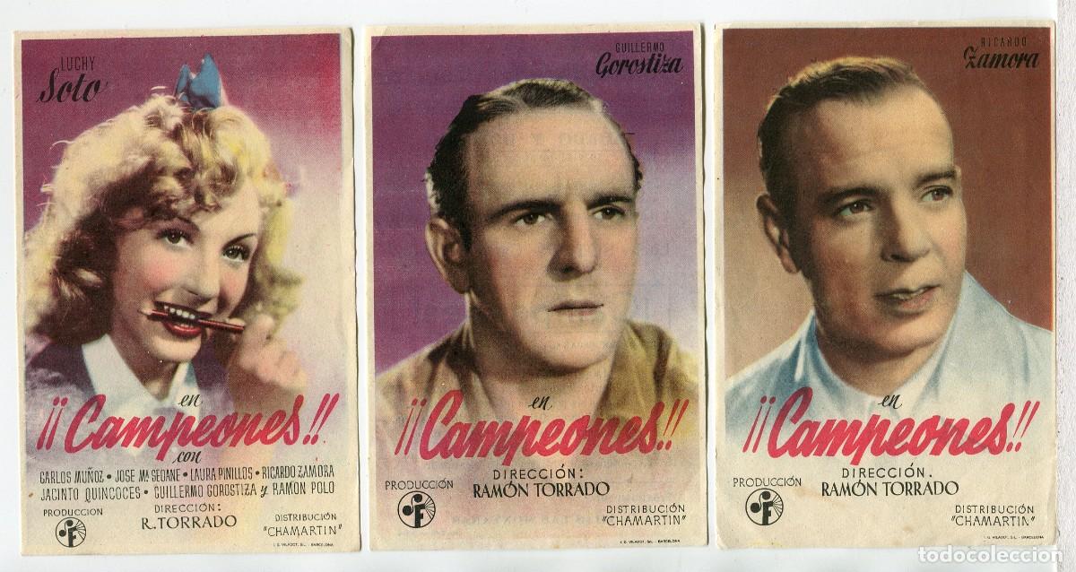 Cine: CAMPEONES, con Luchy Soto.