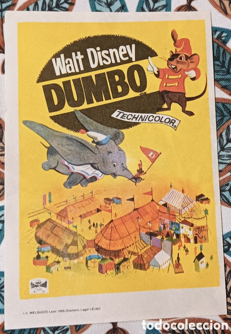 Cine: DUMBO -WALT DISNEY- SIN PUBLICIDAD