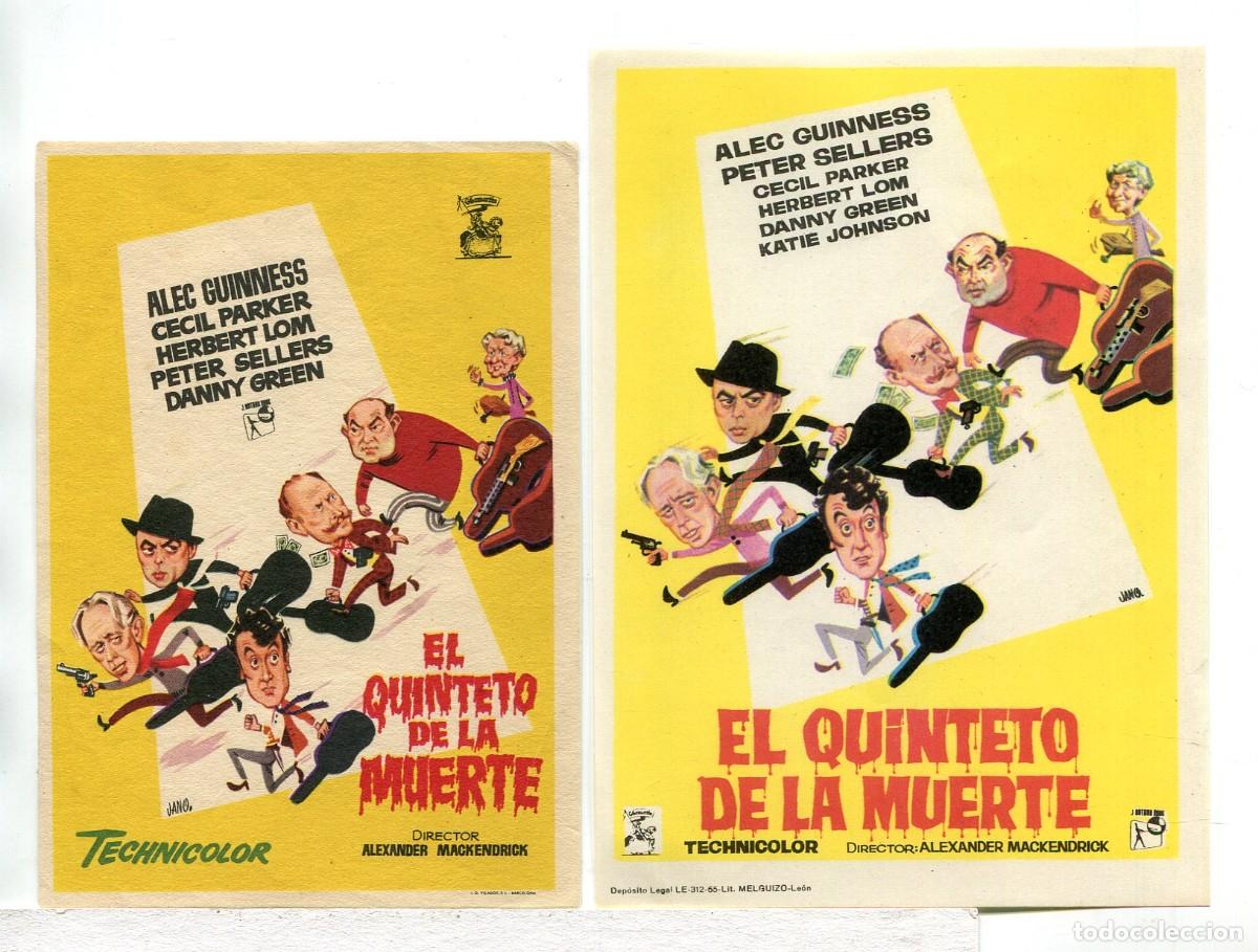Cine: EL QUINTETO DE LA MUERTE, con Peter Sellers.