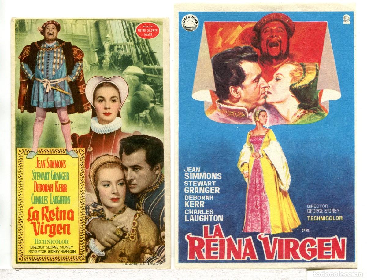 Cine: LA REINA VIRGEN, con Jean Simmons.