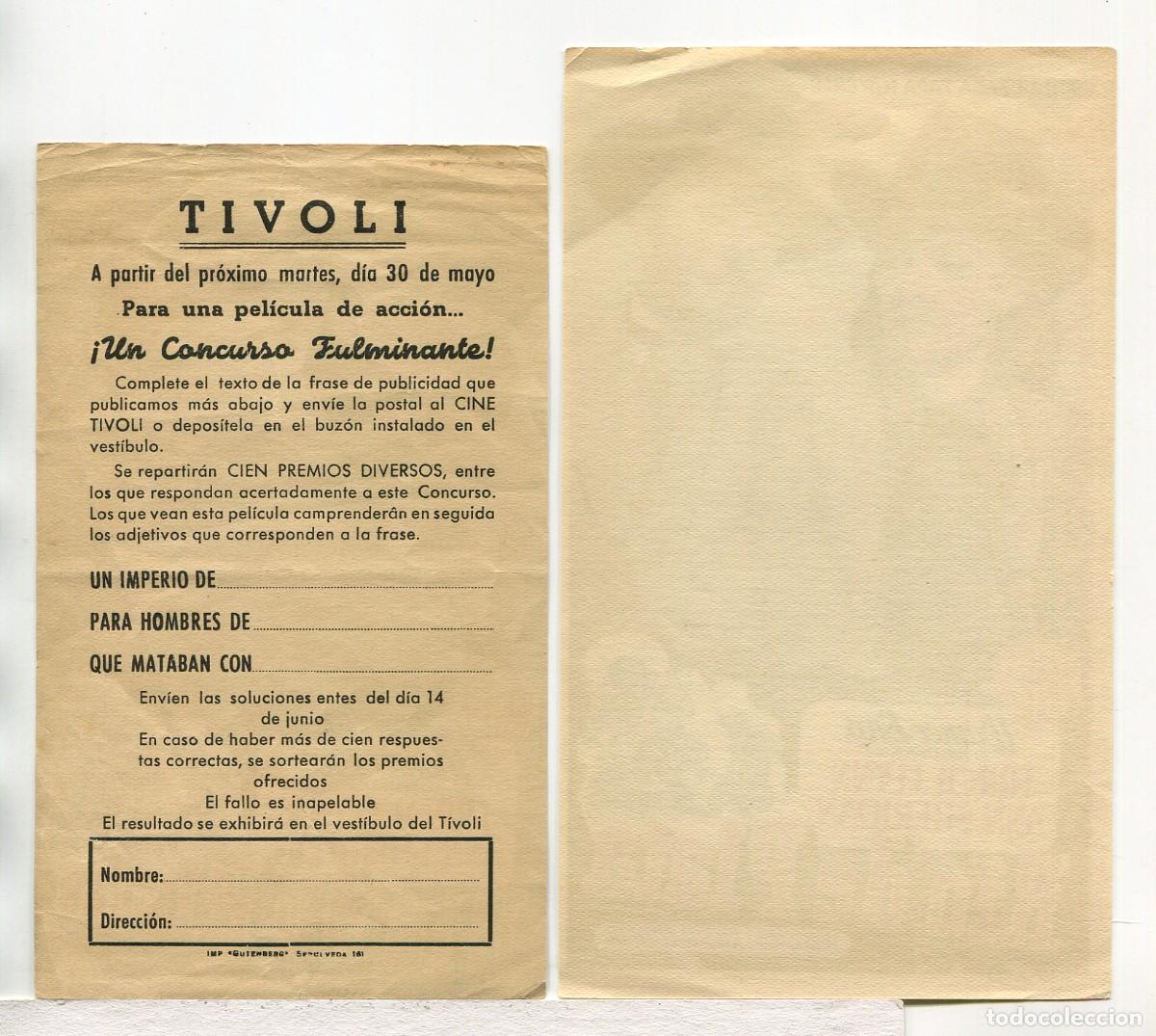 Cine: RIO DE PLATA, con Errol Flynn. - Foto 2