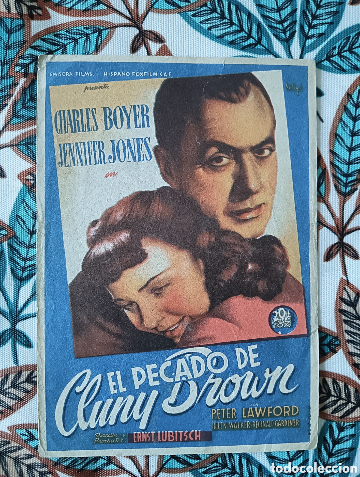 Cine: EL PECADO DE CLUNY BROWN- CON PUBLICIDAD