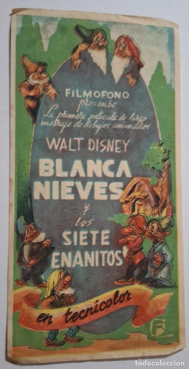 Cine: BLANCA NIEVES Y LOS SIETE ENANITOS - PROGRAMA DE CINE