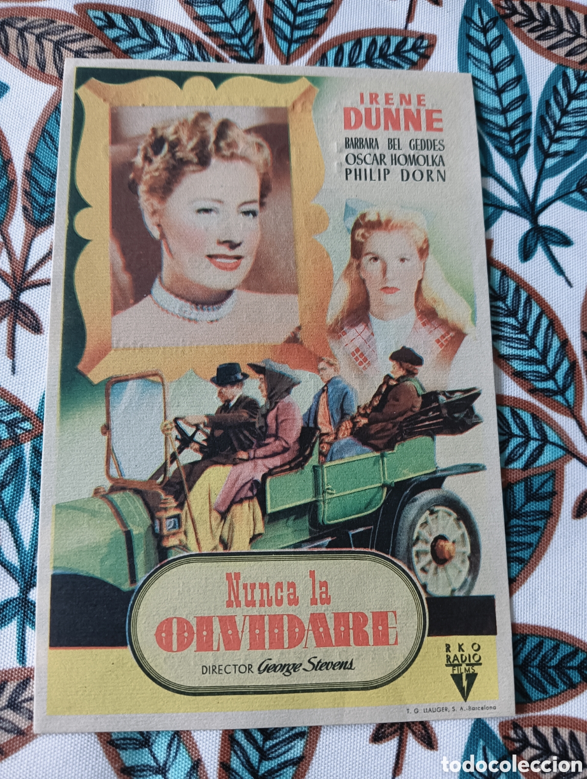 Cine: NUNCA LA OLVIDAR&Eacute; -IRENE DUNNE-CON PUBLICIDAD
