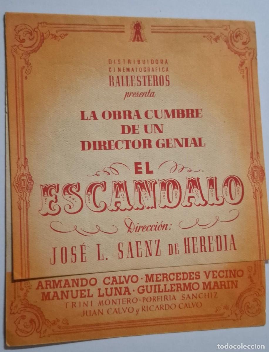 Cine: EL ESCANDALO - PROGRAMA DE CINE