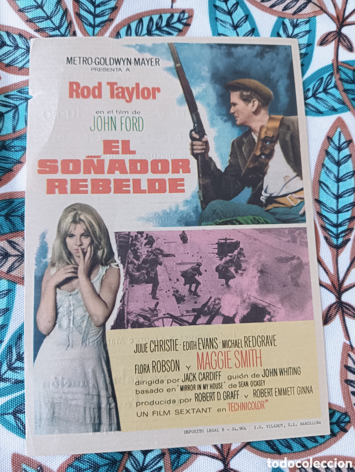 Cine: EL SO&Ntilde;ADOR REBELDE - ROD TAYLOR - CON PUBLICIDAD