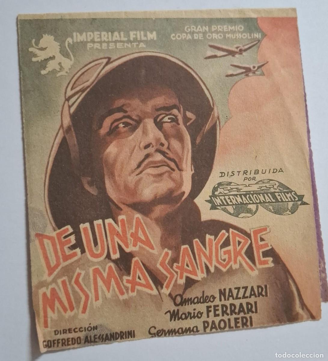 Cine: DE UNA MISMA SANGRE - PROGRAMA DE CINE