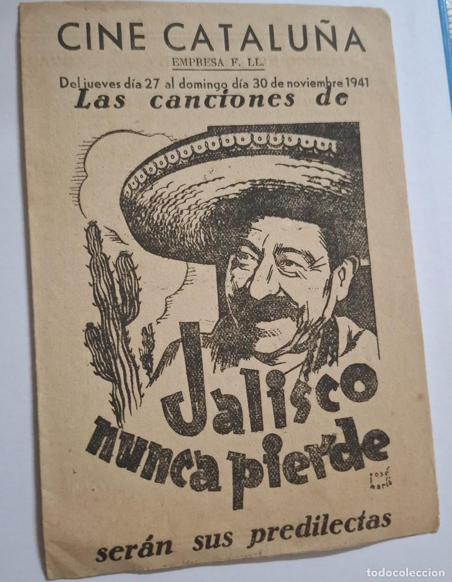 Cine: LAS CANCIONES DE JALISCO NUNCA PIERDE - PROGRAMA DE CINE