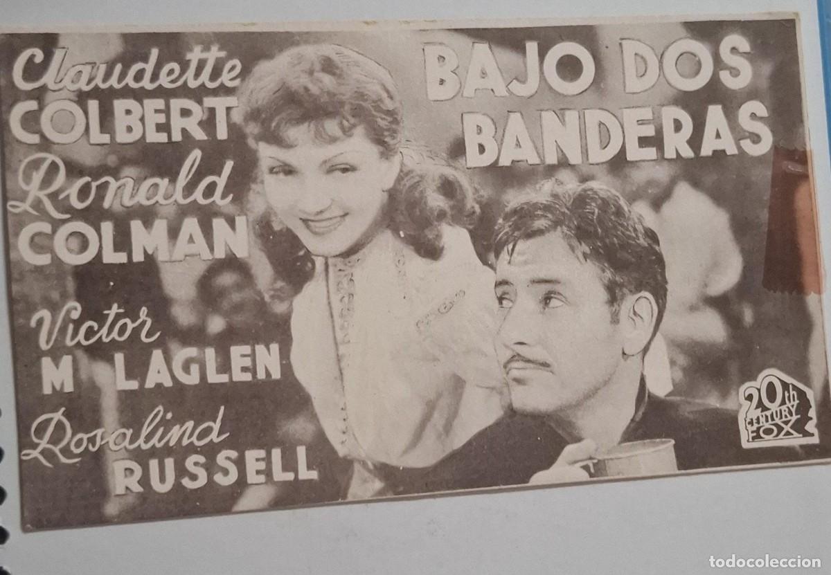 Cine: BAJO DOS BANDERAS - PROGRAMA DE CINE