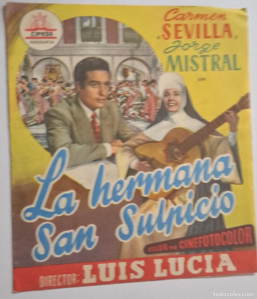 Cine: LA HERMANA SAN SULPICIO - PROGRAMA DE CINE