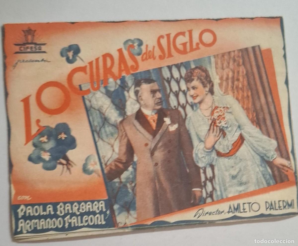 Cine: LOCURAS DEL SIGLO - PROGRAMA DE CINE