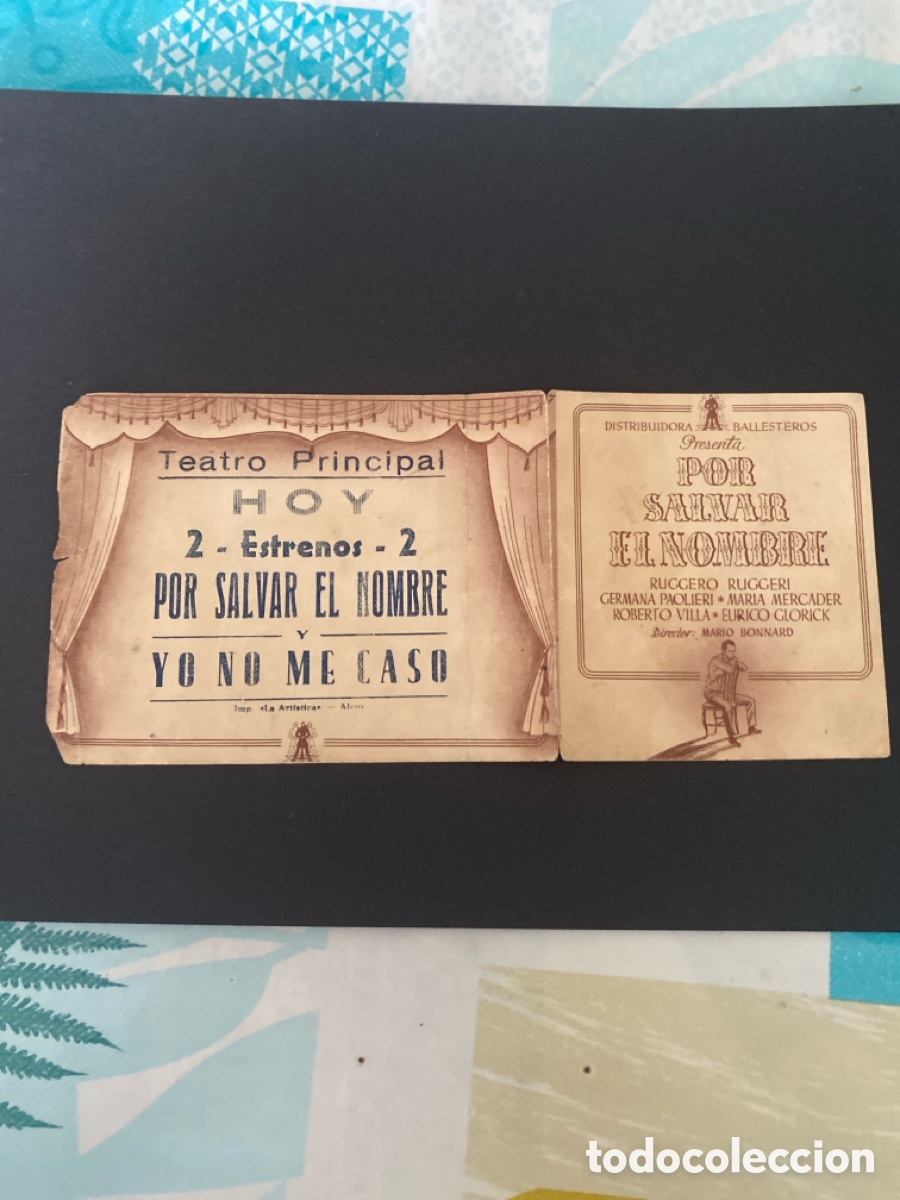 Cine: Programa de ci a Por salvar el nombre