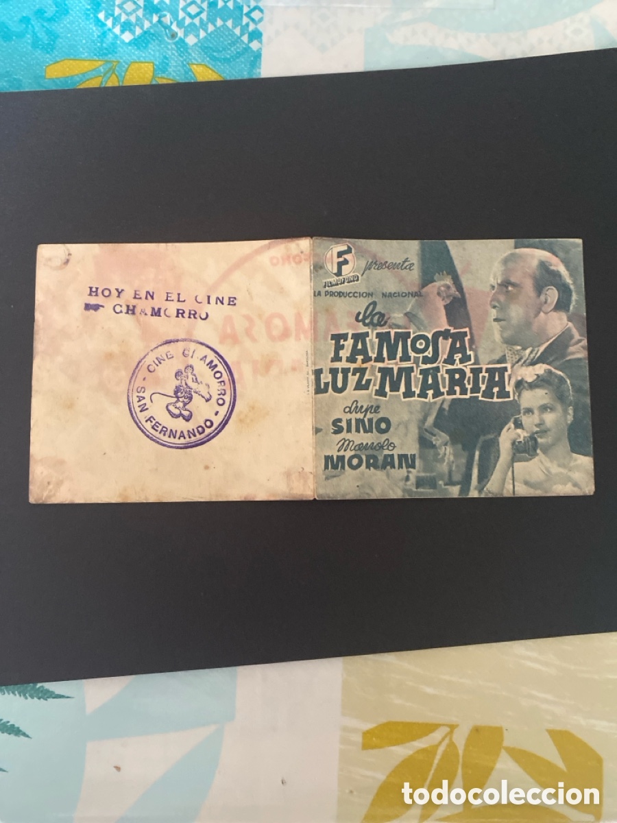 Cine: Programa de cine La famosa Luz Mar&iacute;a