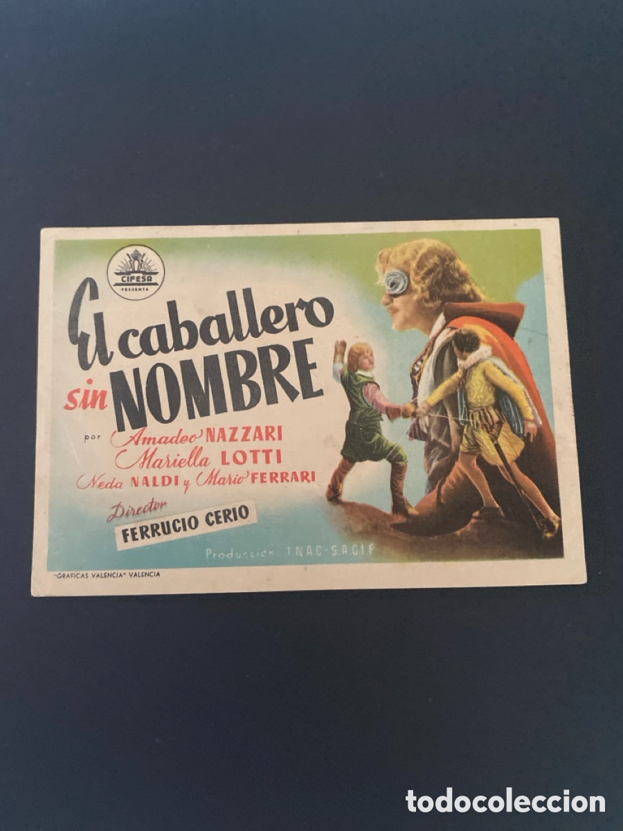 Cine: Programa de cine El caballero sin nombre