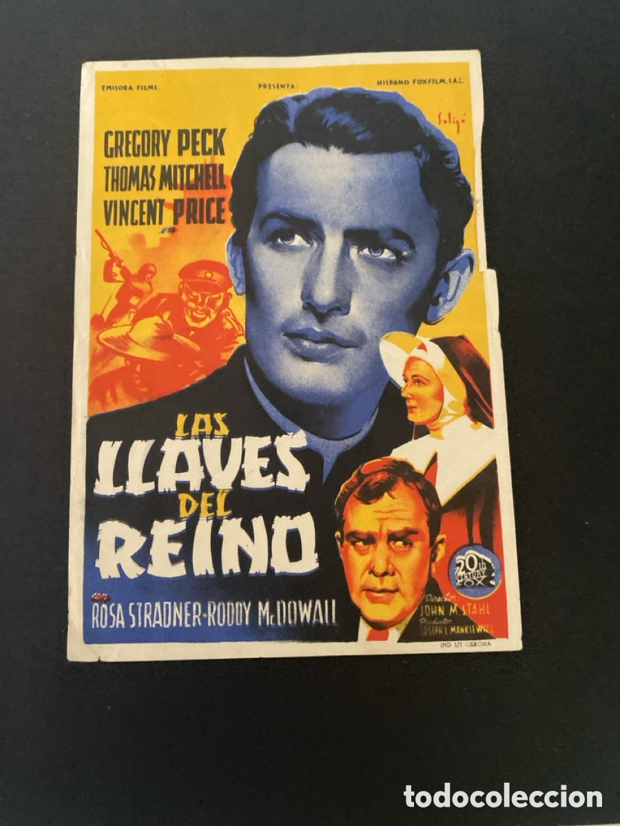 Cine: Programa de cine Las llaves del reino