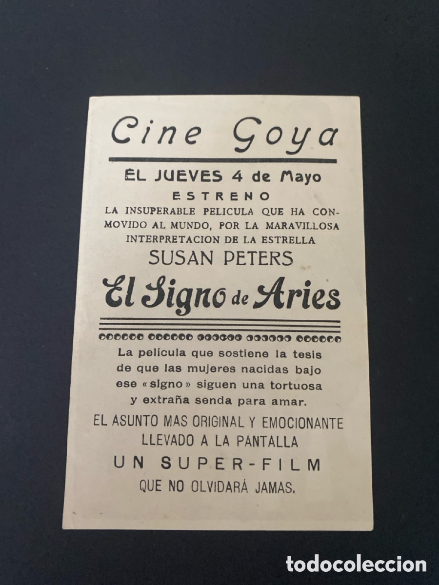 Cine: Programa de cine El signo de Aries - Foto 2