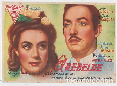 Cine: EL REBELDE (con sello del cine) - Foto 1