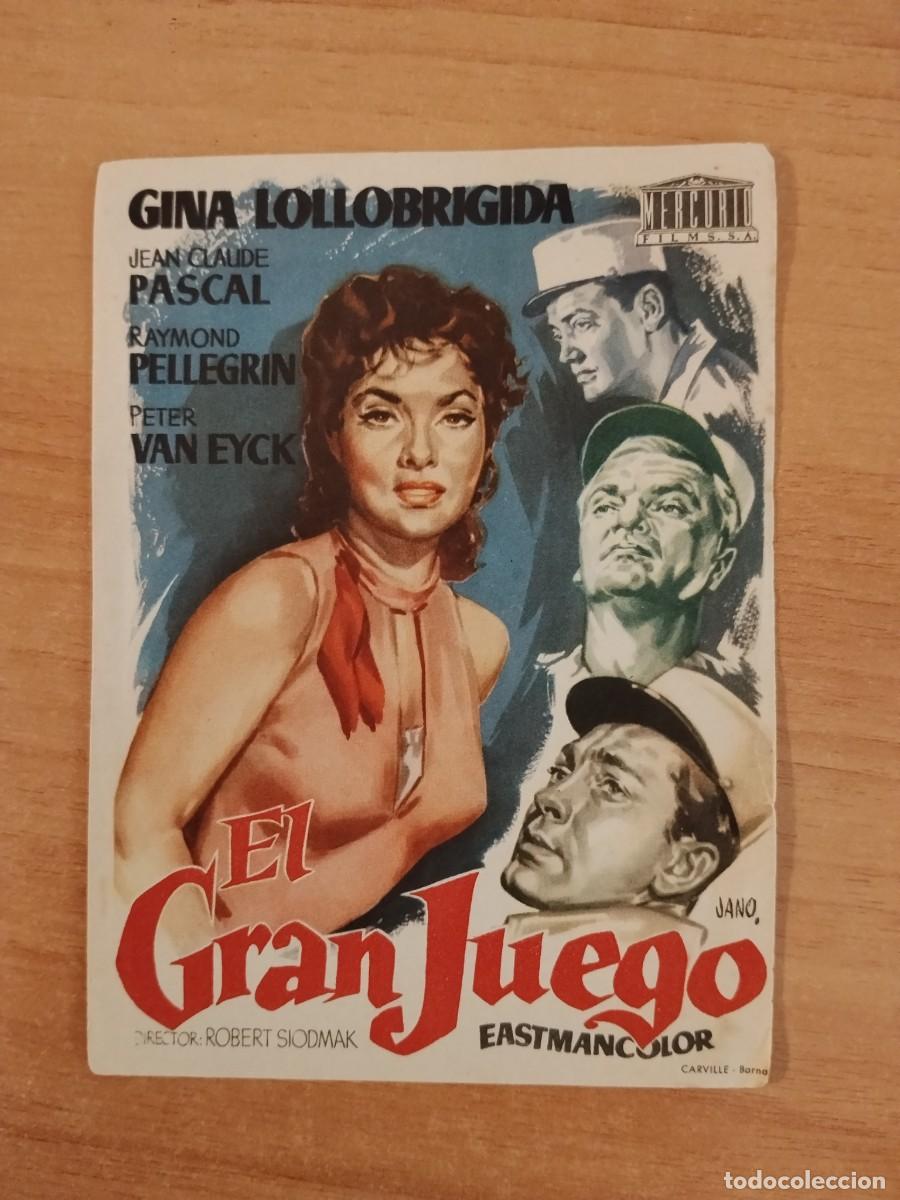 Cinema: ROSA-- PROGRAMA DE CINE --EL GRAN JUEGO