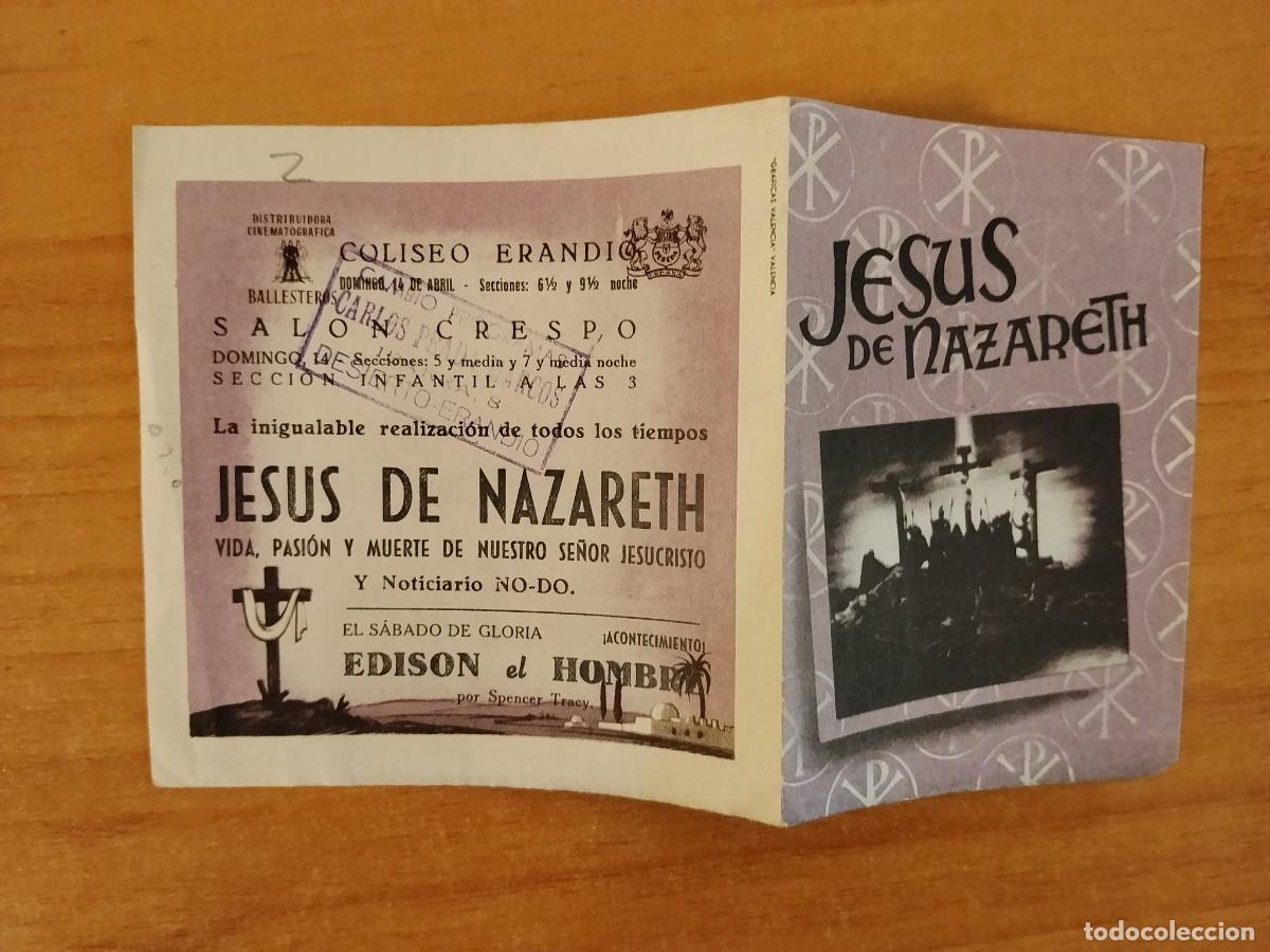  Flyers Publicitaires de films Anciens: ROSA-- PROGRAMA DE CINE ---JESUS DE NAZARET
