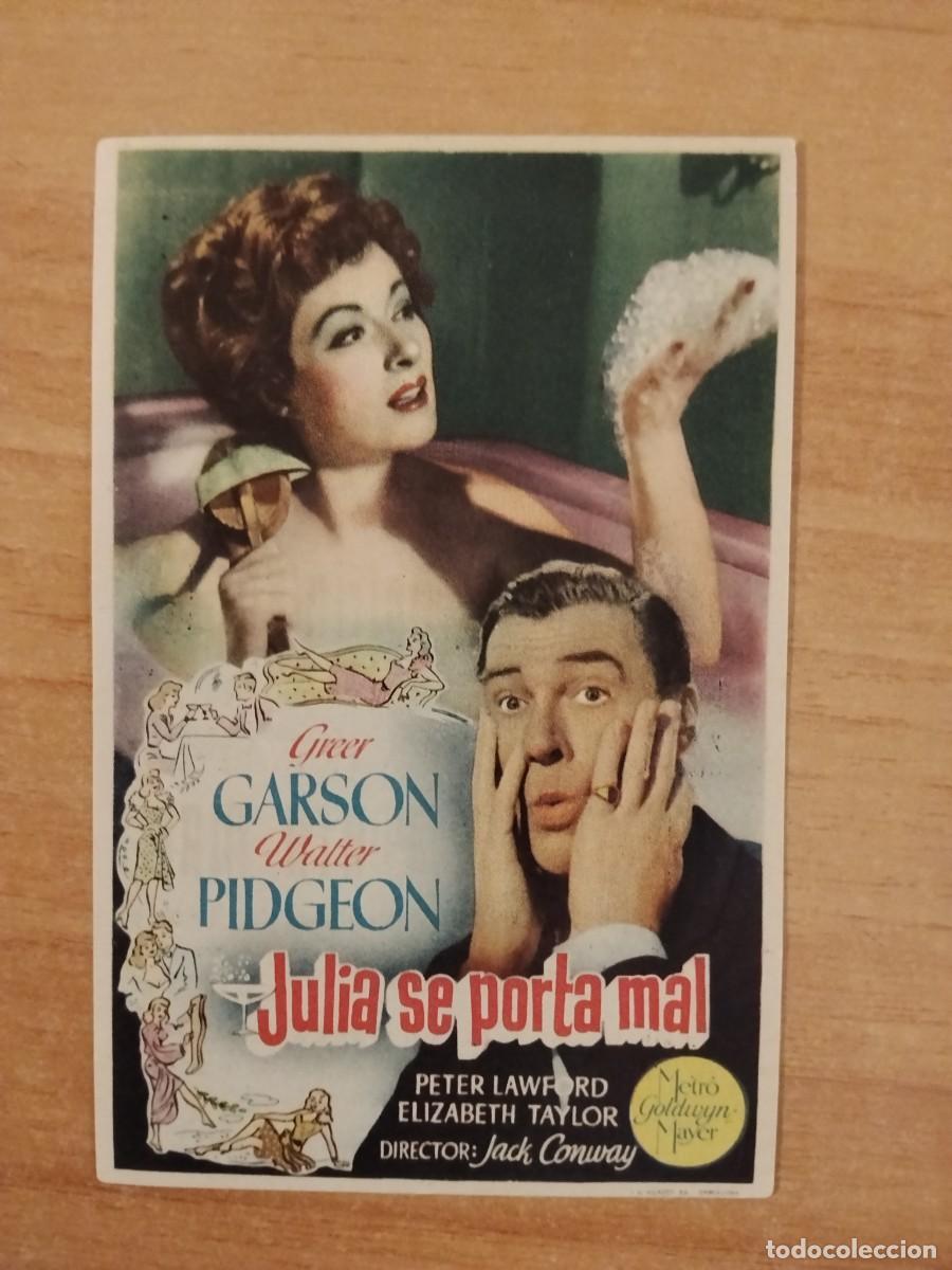  Flyers Publicitaires de films Anciens: ROSA-- PROGRAMA DE CINE ---JULIA SE PORTA MAL ct