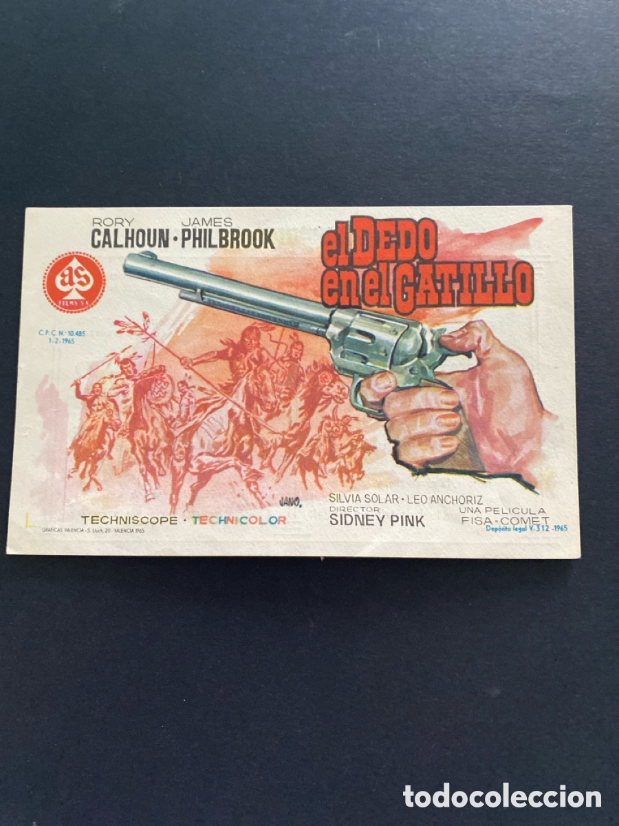 Cine: Programa de cine El dedo en el gatillo