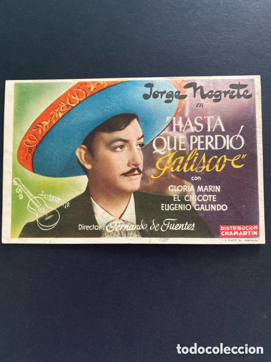 Cine: Programa de cine Hasta que perdi&oacute; Jalisco