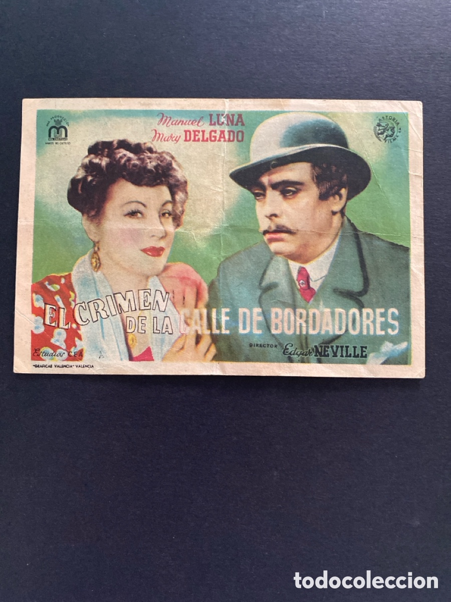 Cine: Programa de cine El crimen de la calle de bordadores