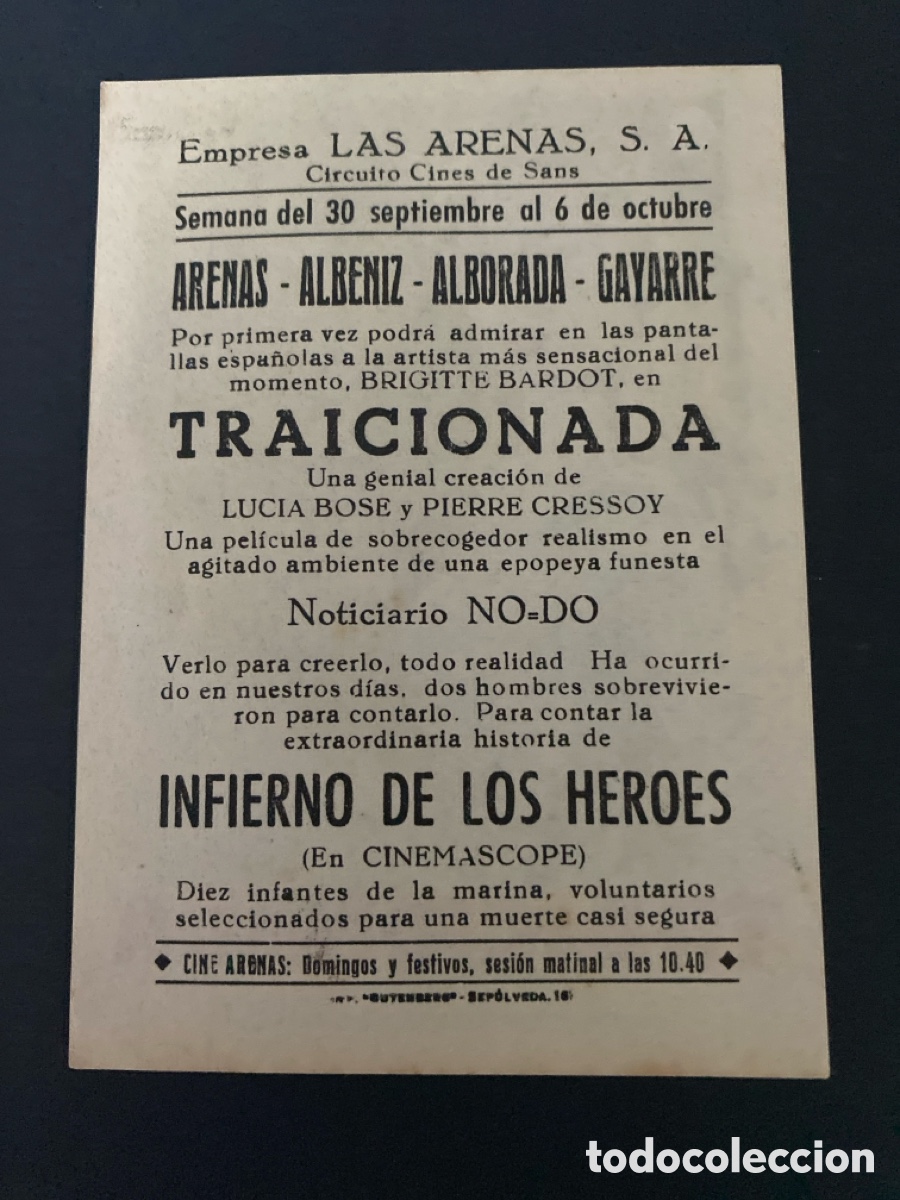 Cine: Programa de cine Traicionada - Foto 2