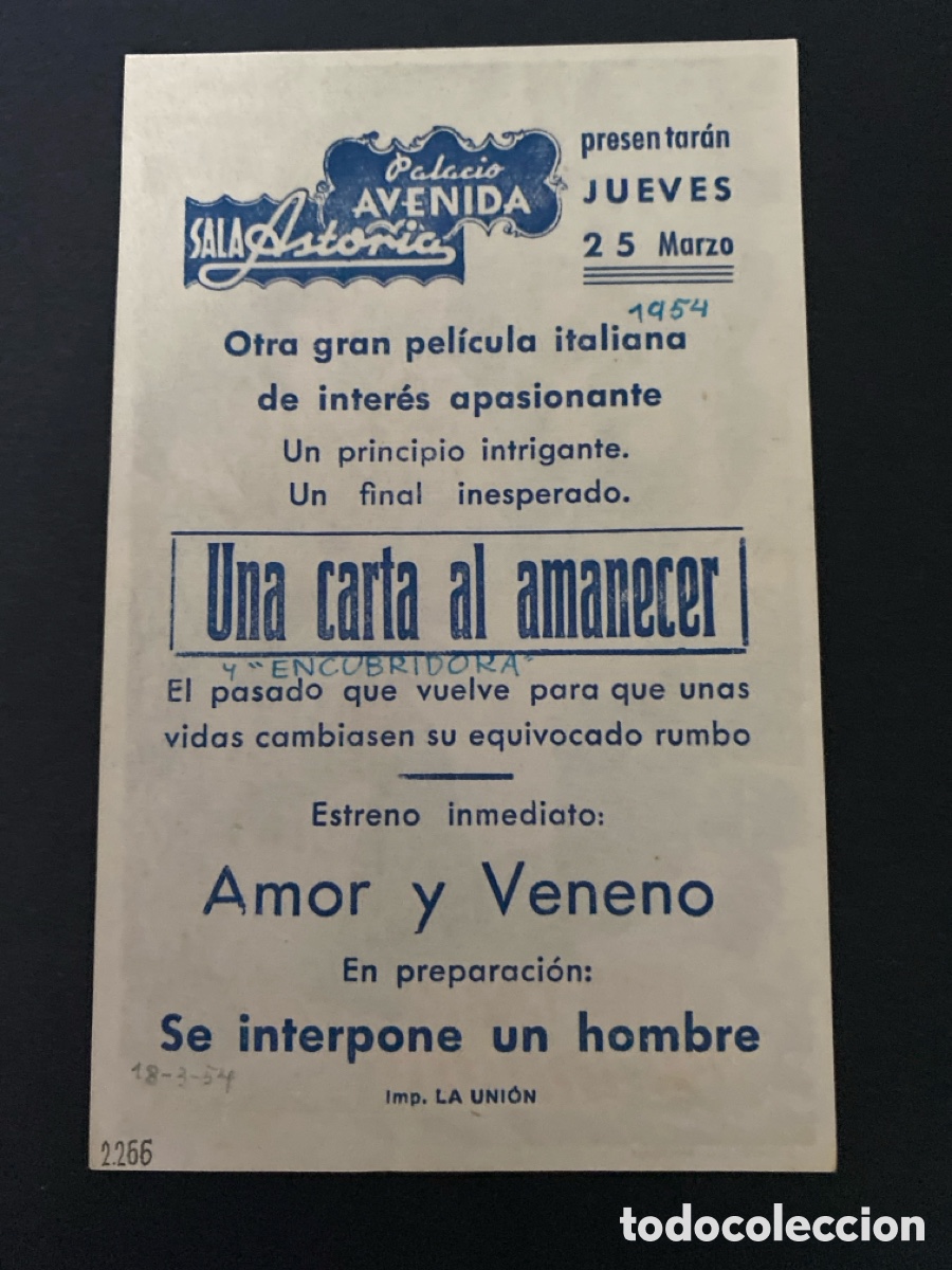 Cine: Programa de cine Una carta al amanecer - Foto 2