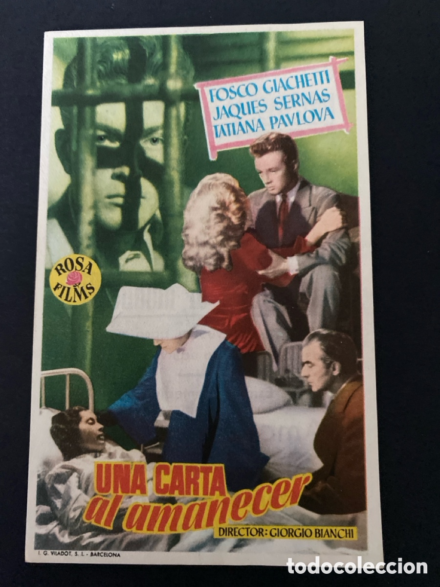 Cine: Programa de cine Una carta al amanecer