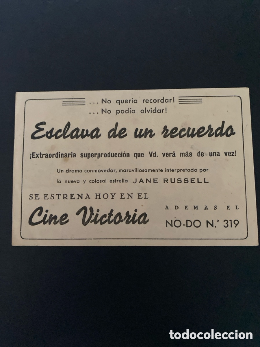Cine: Programa de cine Esclava de un recuerdo - Foto 2