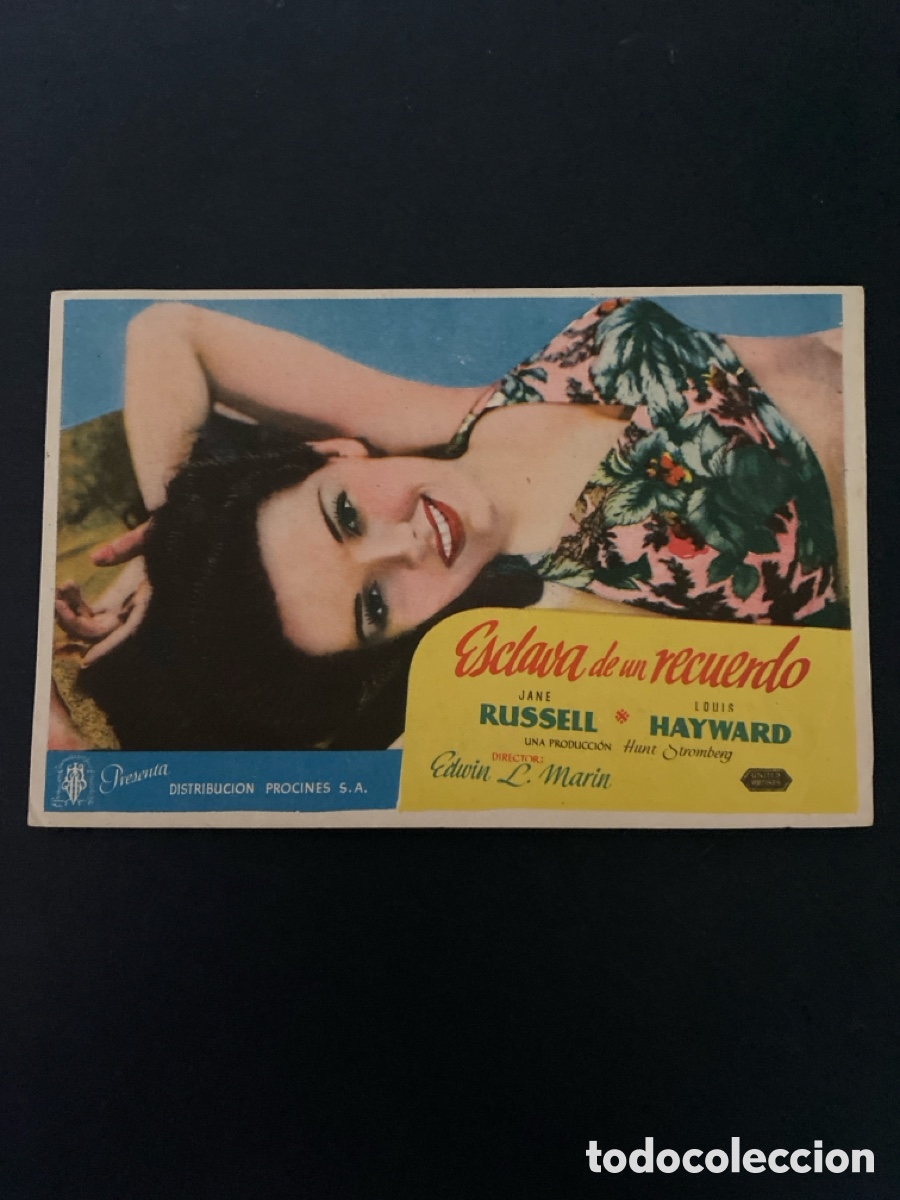 Cine: Programa de cine Esclava de un recuerdo